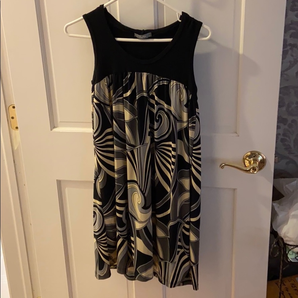 Barely worn super cute tunic top/dress with hood